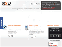 Tablet Screenshot of g3.com.pl